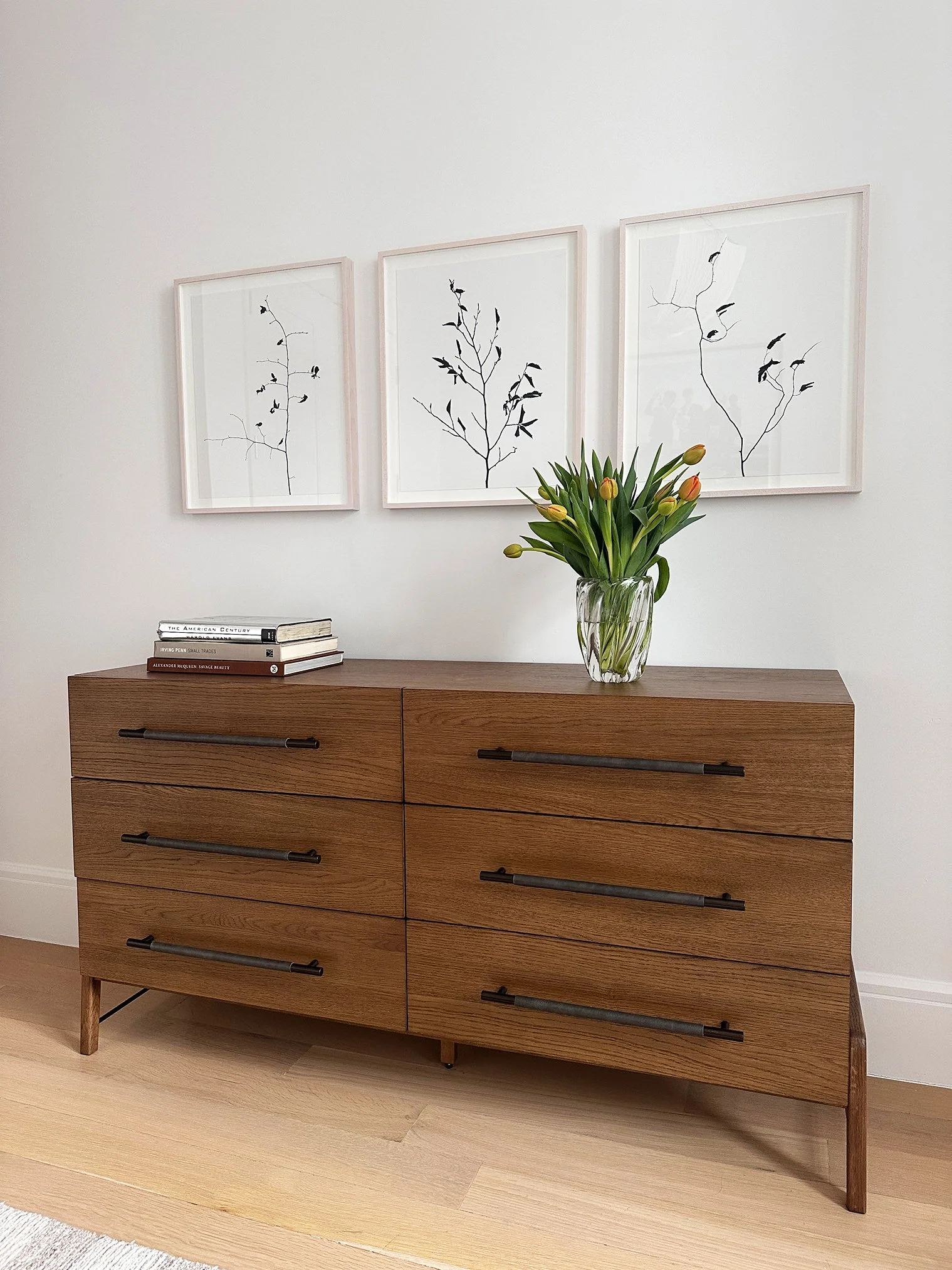Branch Studies, Triptych,  No 1, No 4 & No 6, 17 x 22" 