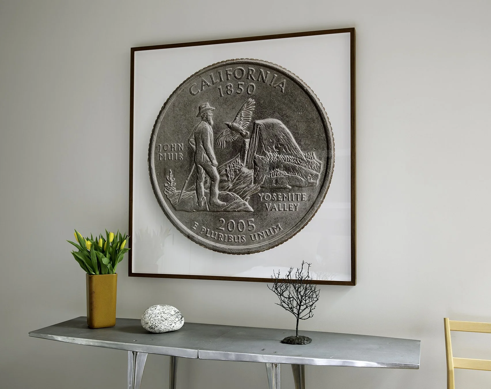 From America ~ The Statehood Quarters, California, 43" x 43.5"