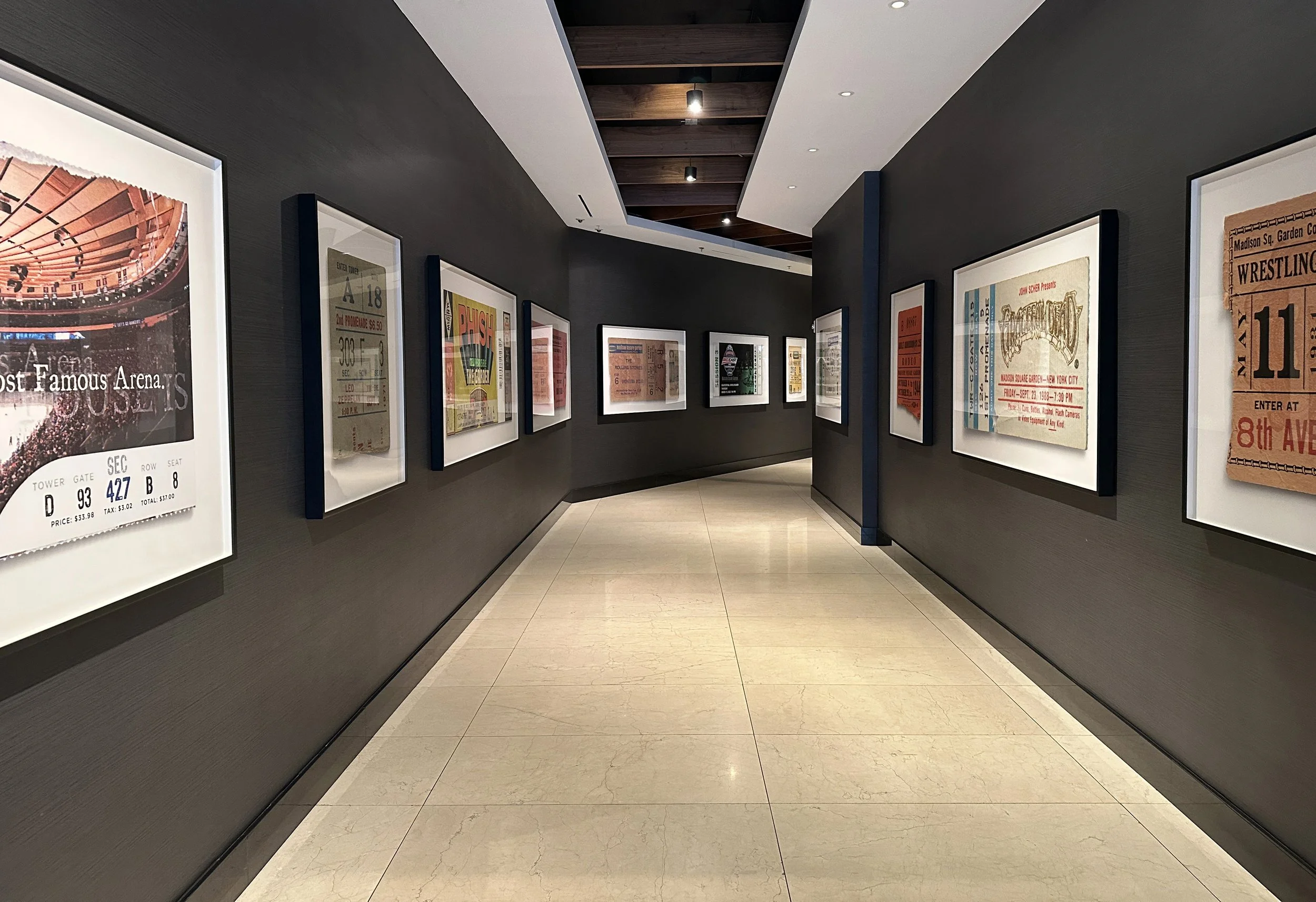 From Tickets Please - The Madison Square Garden Collection, 21 large scale prints. 
