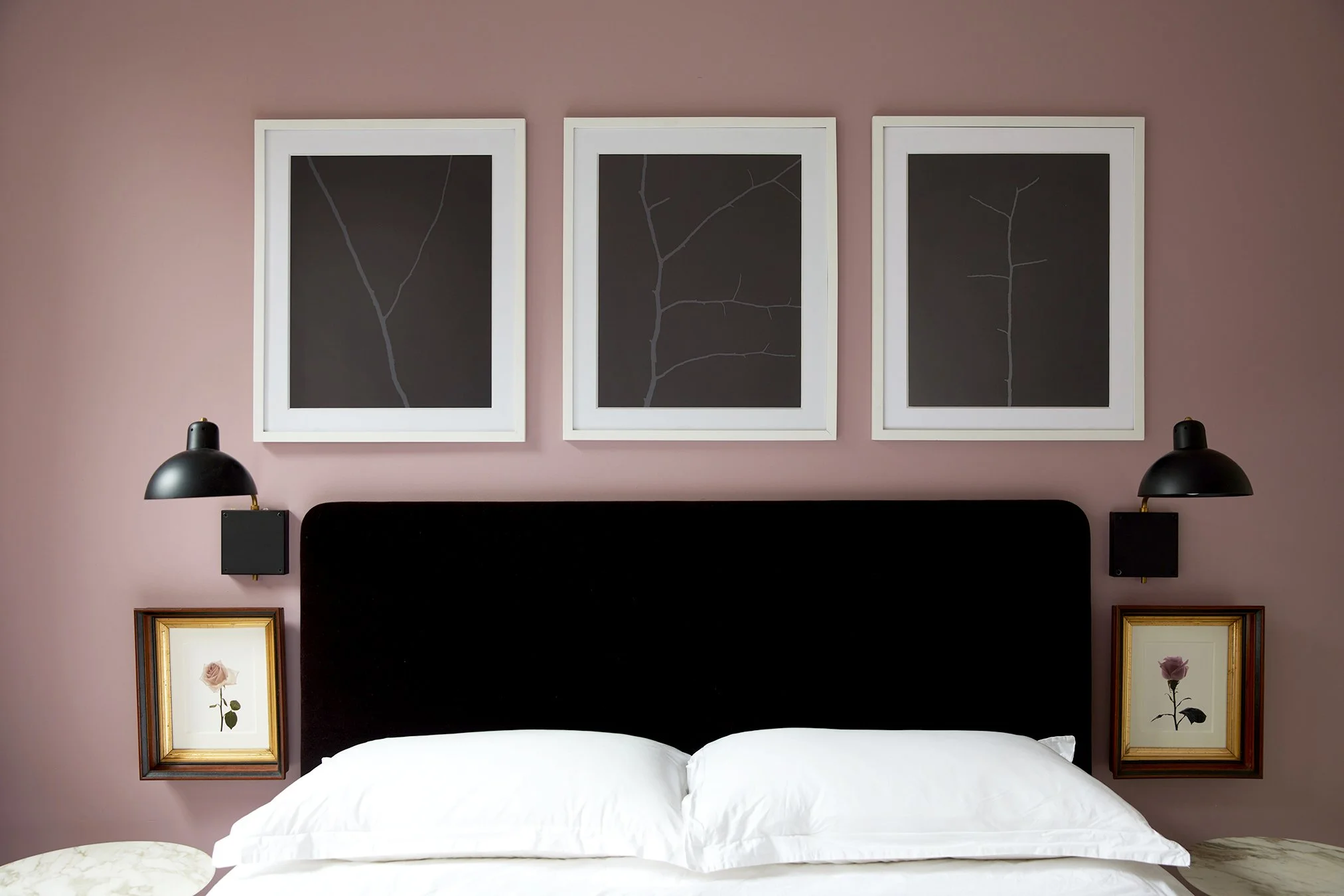 Branch Studies - Graphite, Triptych,  No 5, No 3 & No 10, 17 x 22" 