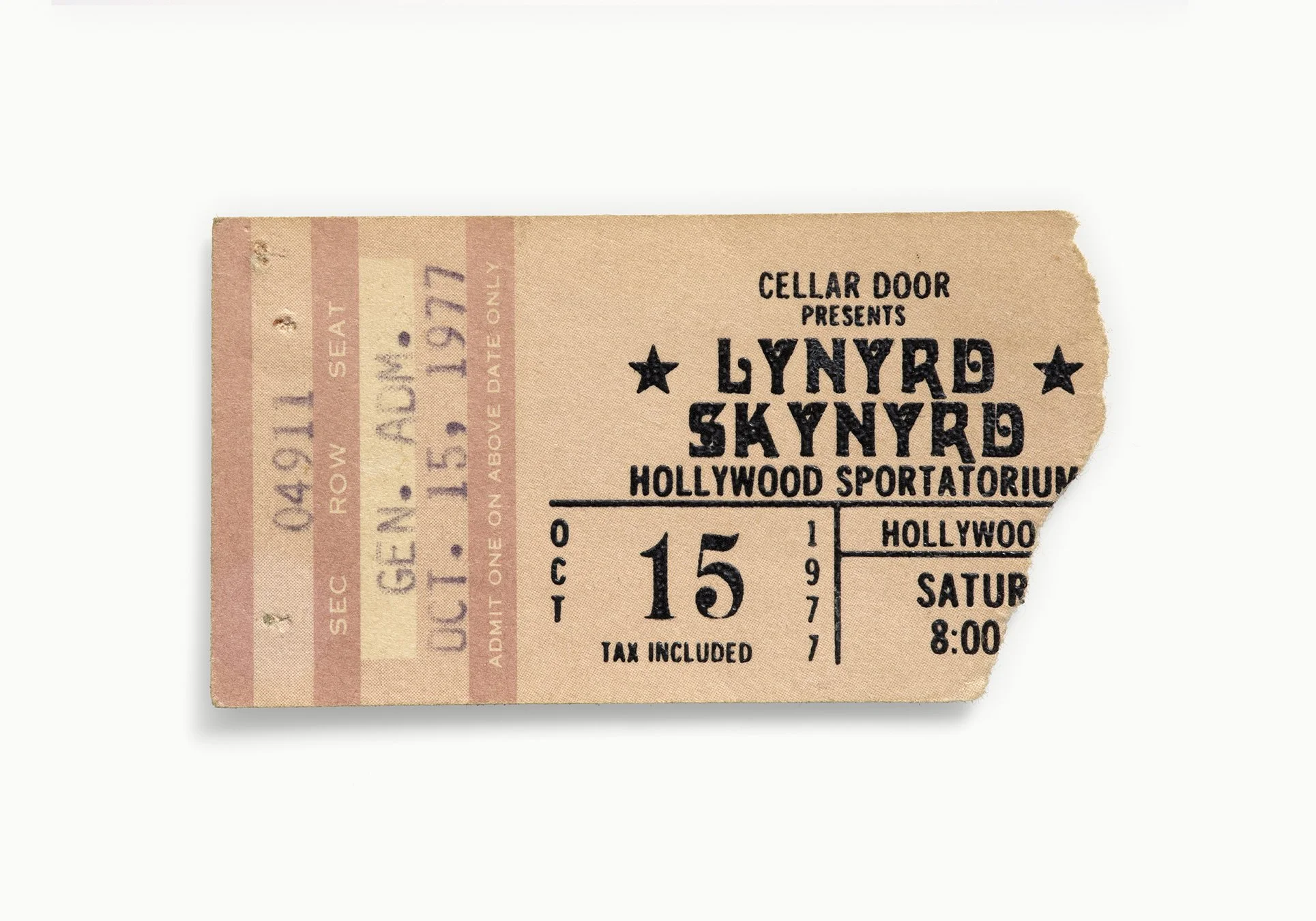 Lynyrd Skynyrd, Hollywood Sportatorium, Hollywood, FLA 1977
