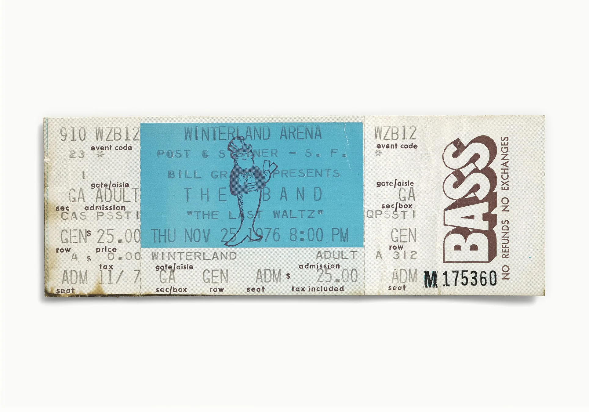 The Last Waltz, Winterland Ballroom, San Francisco, CA, 1976