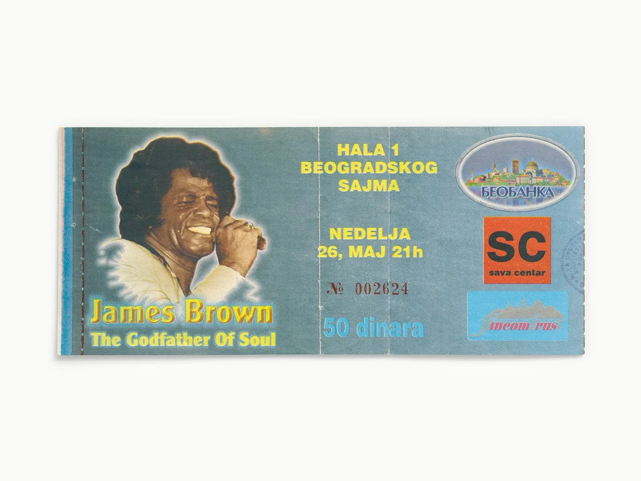 James Brown, Hala 1, Beogradskog Sajma, Belgrade, Serbia, 1996