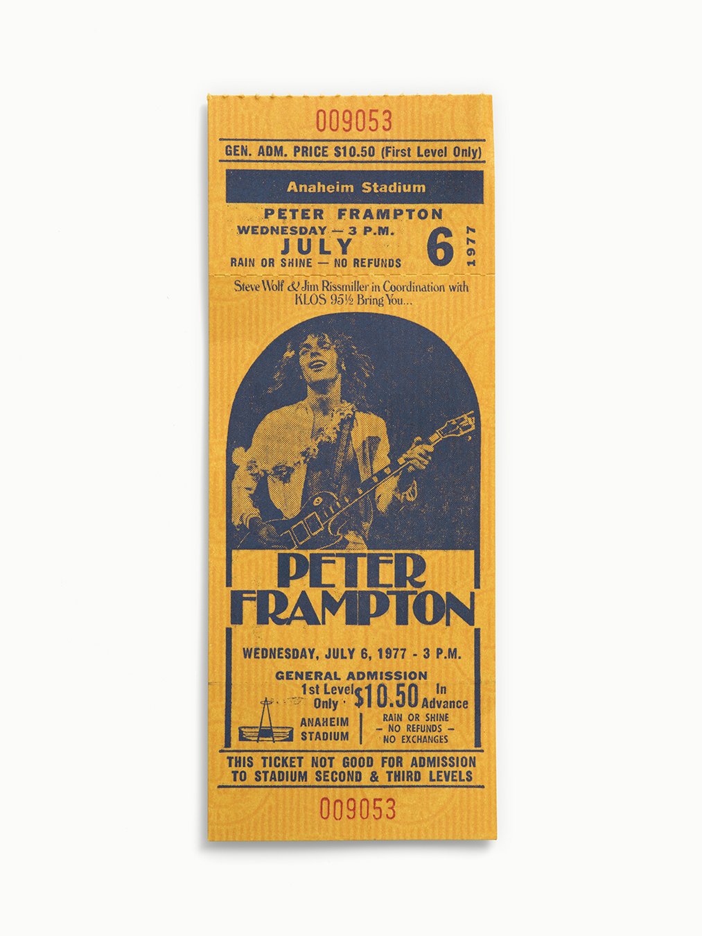 Peter Frampton, Anaheim Stadium, Anaheim, CA, 1977