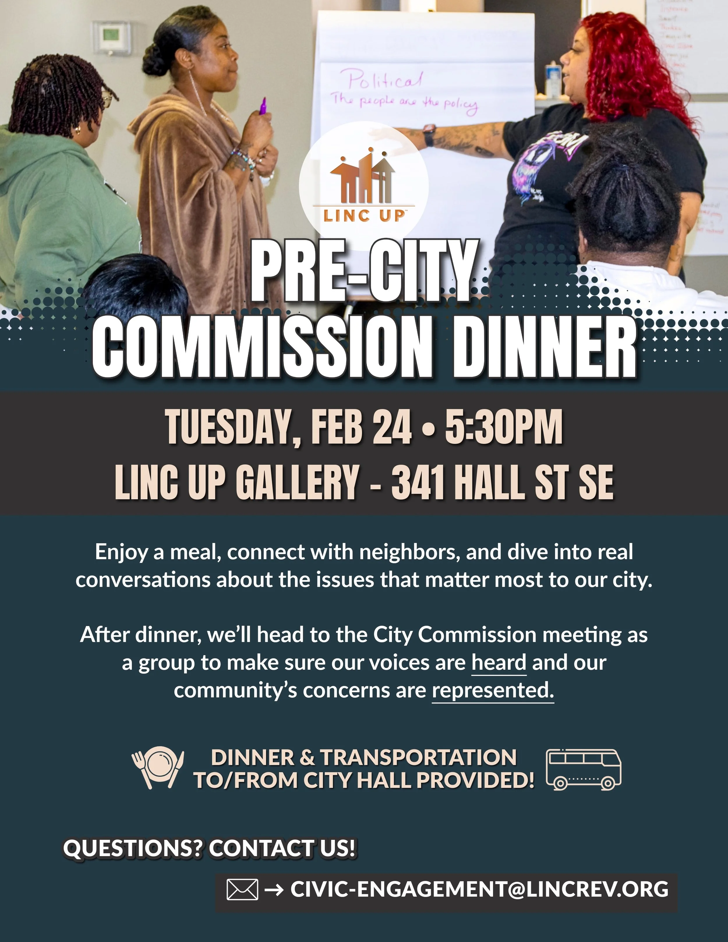 Pre-City Commission Dinner