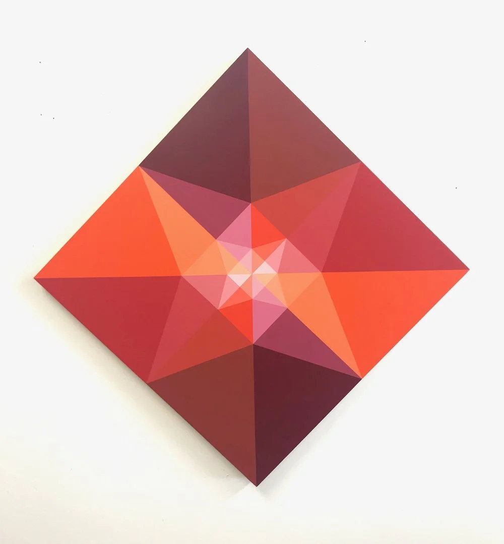 Sundog 18 2022, acrylic on panel, 34" x 34"