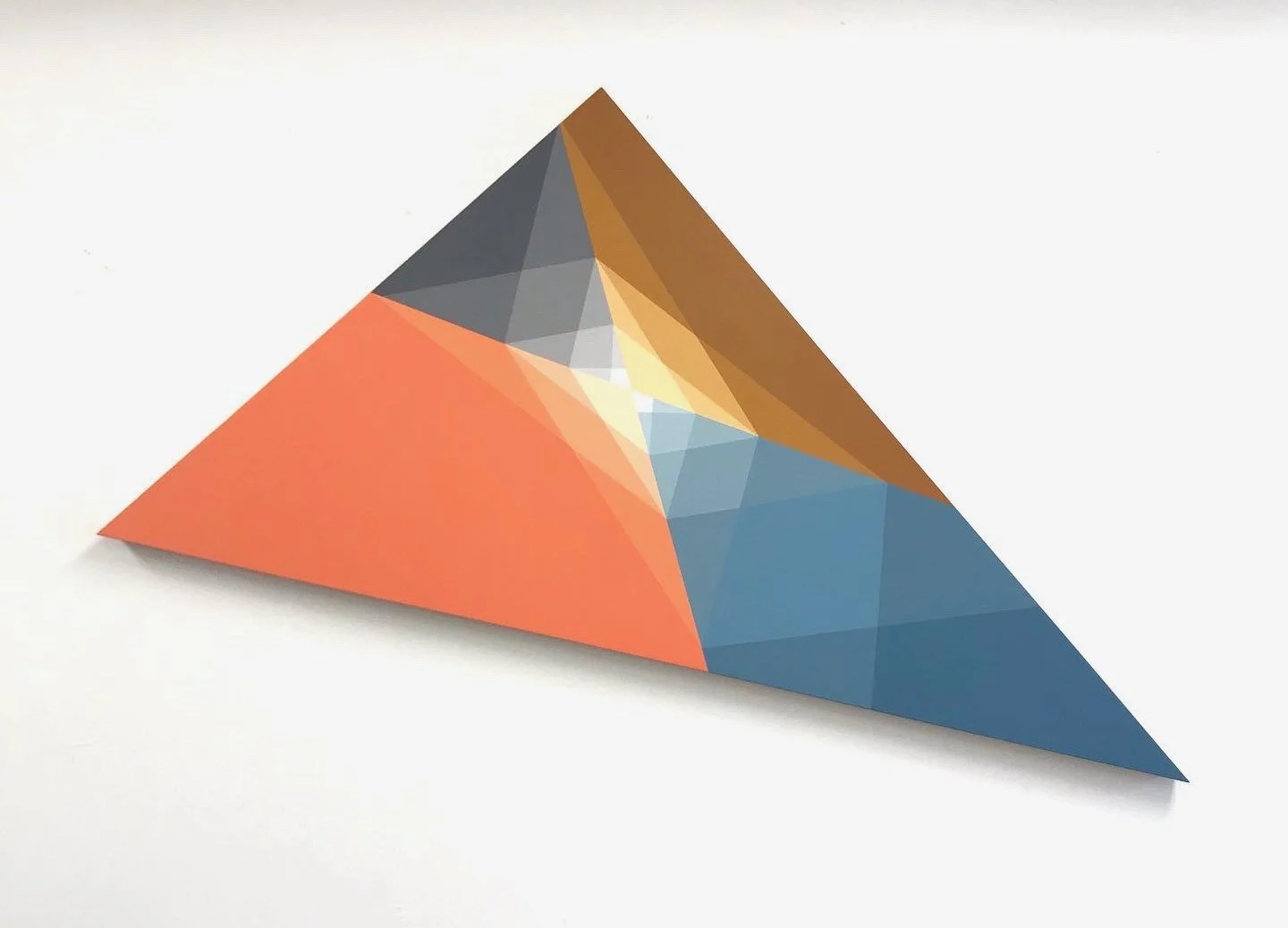 Sundog 21, 2022, acrylic on panel,  34" x 48"