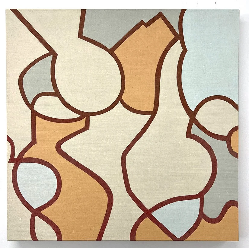 Confluence 2025
Distemper and acrylic on linen
24" x 24"