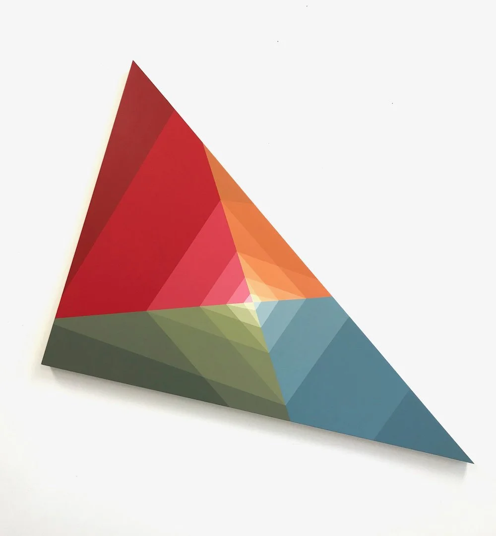 Sundog 22, 2022, acrylic on panel,  36" x 50"