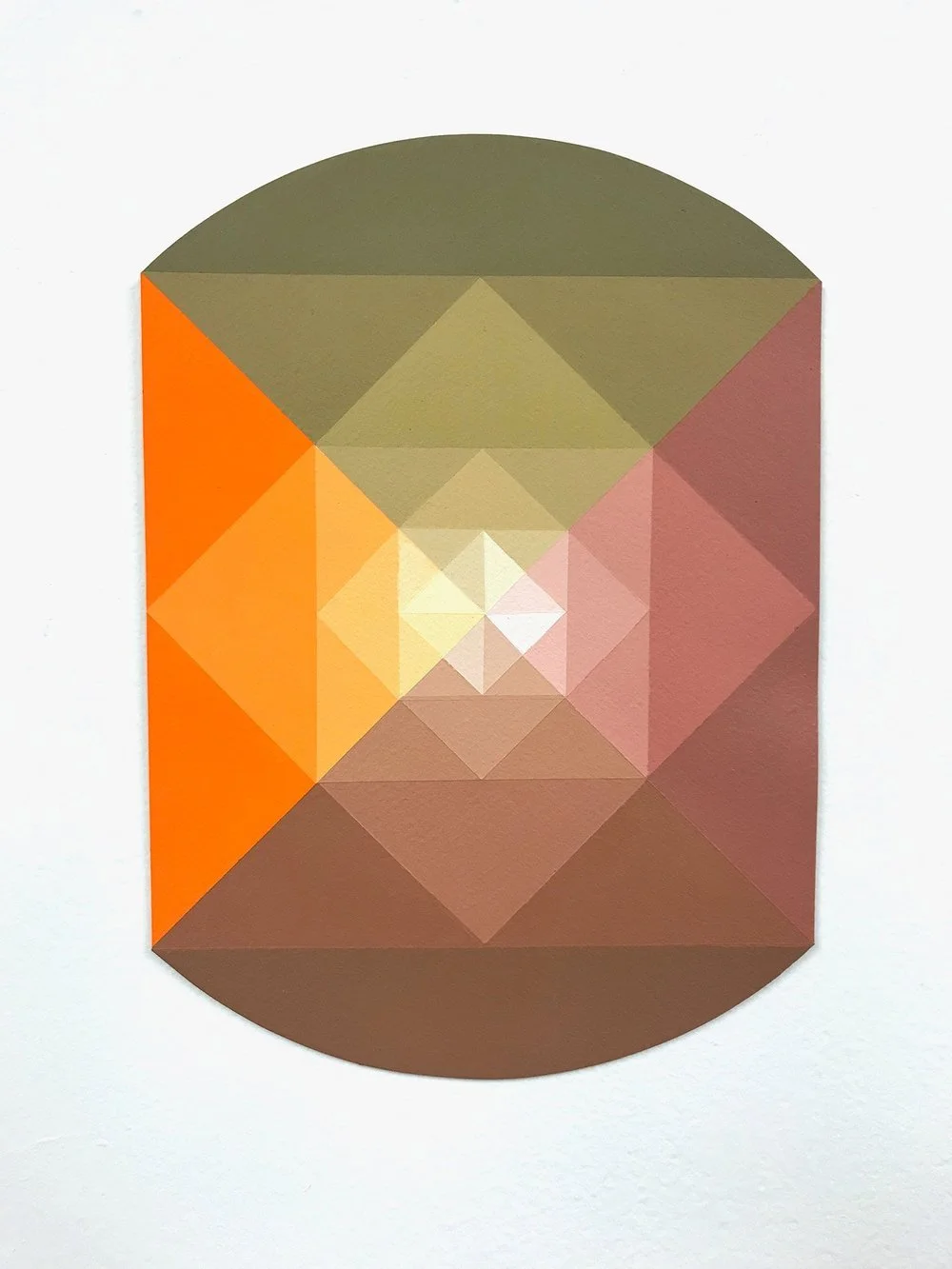 Sundog 6, 2021, acrylic on paper,  14" x 9"
Sold