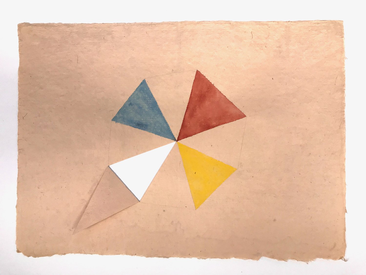 Color Chart, 2015, acrylic on paper, 13" x 17"