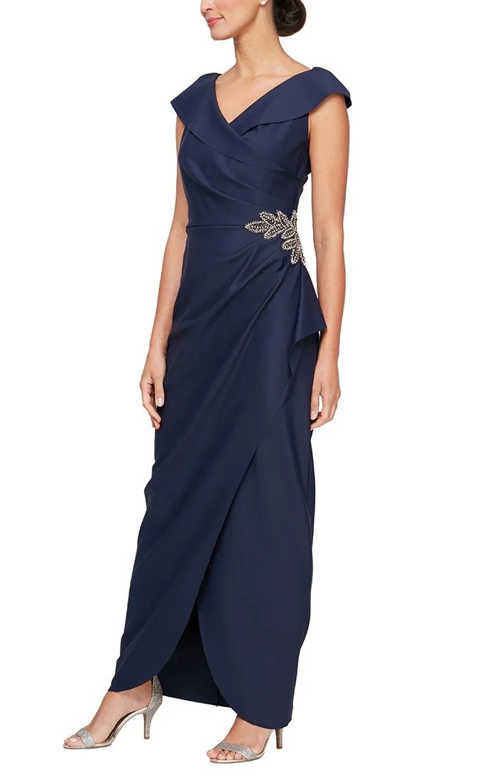 Portrait Collar Sheath Dress