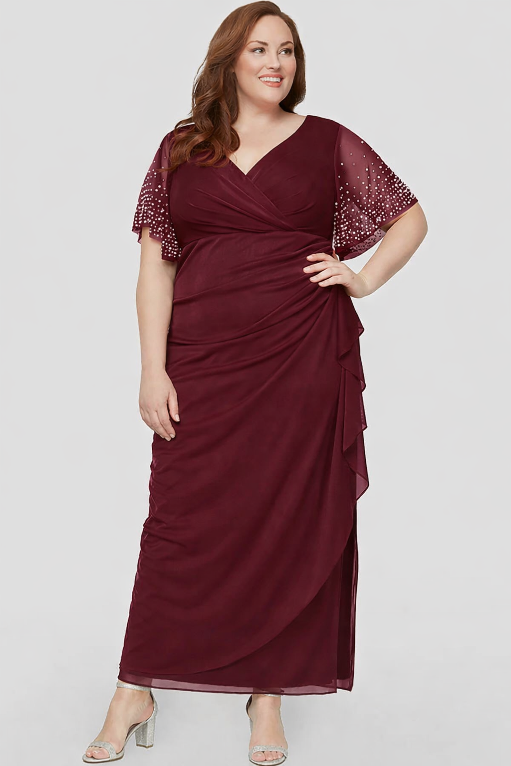 Plus Layla Long Empire Waist Dress