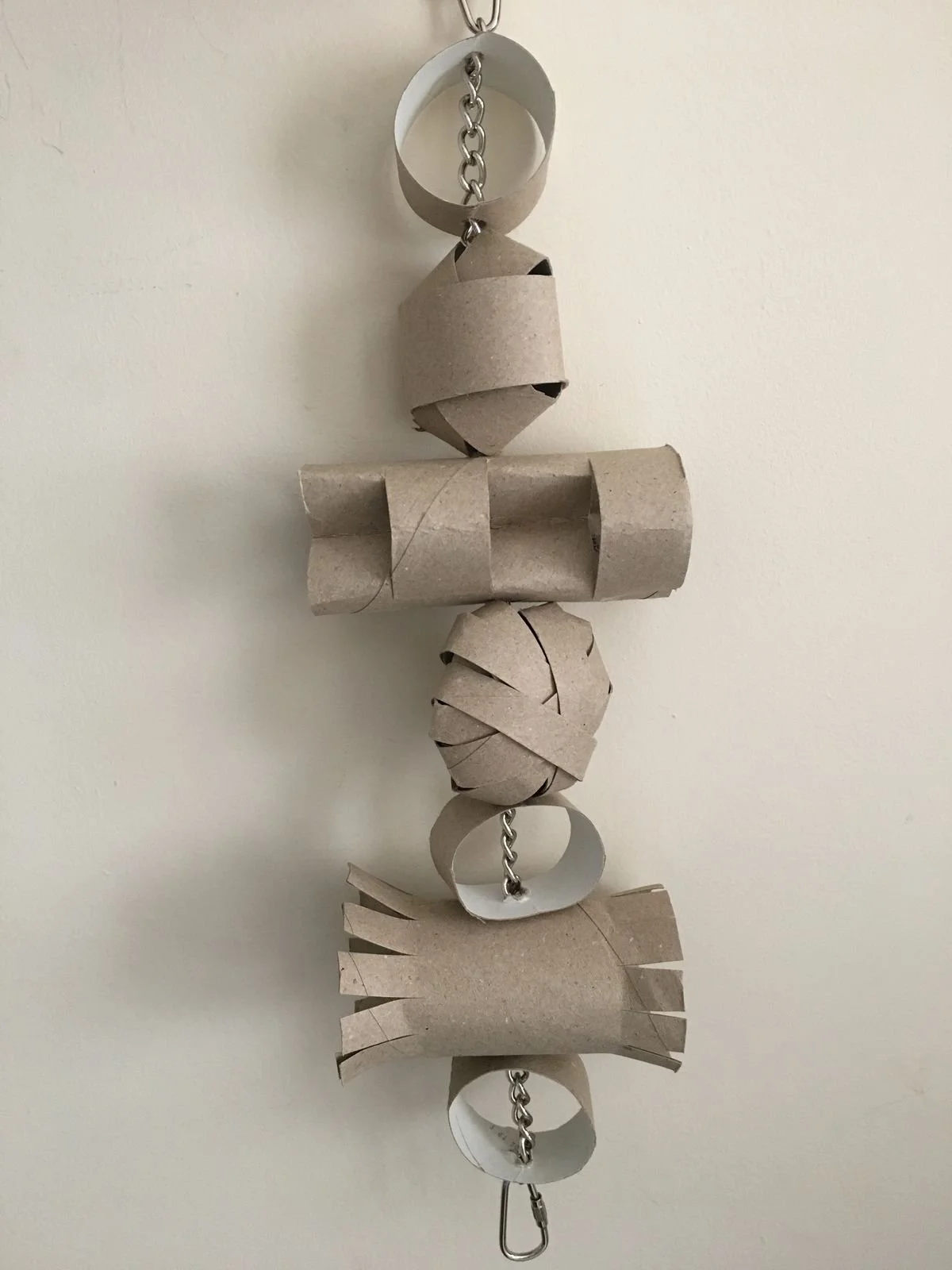 An example of weaves and folds for handmade enrichment