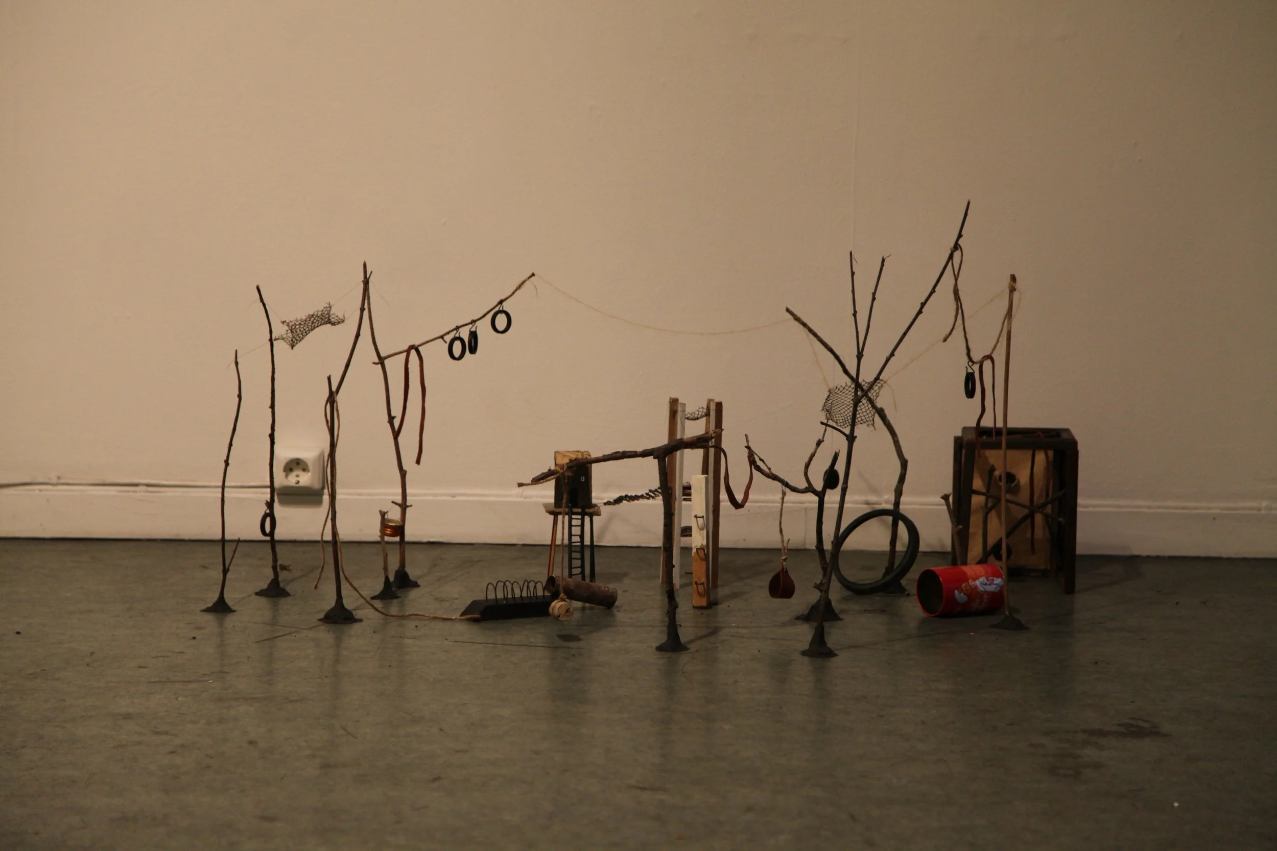Daisy Jordan - miniature installation "The Monkey House in January"