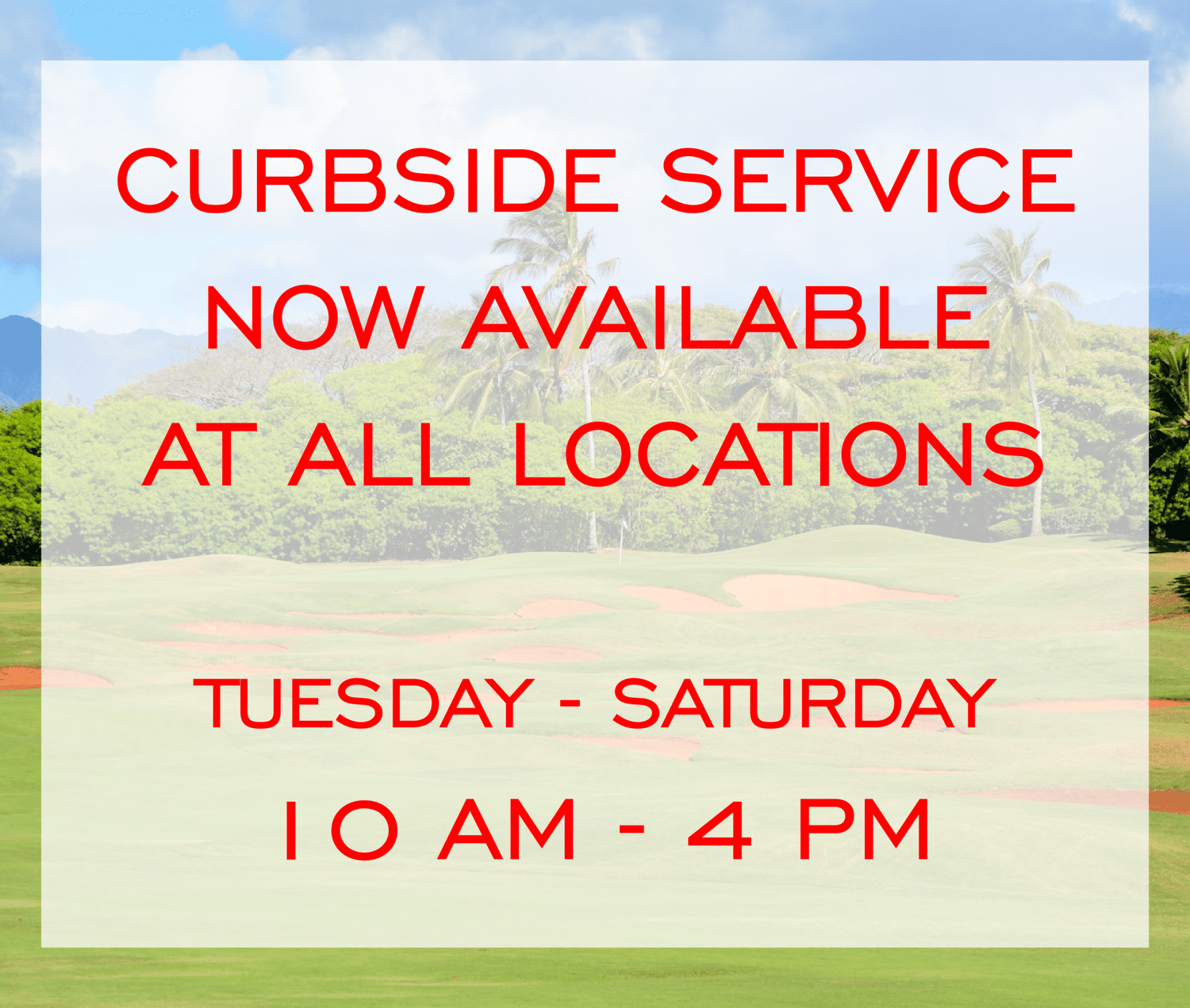 Curbside — Roger Dunn Golf Hawaii