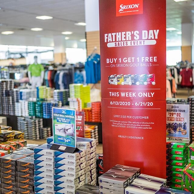Do your #FathersDay shopping this weekend at our new #RogerDunnGolf @WardVillage #Superstore we&rsquo;re open 9am to 6pm today and 10am to 5pm  tomorrow!