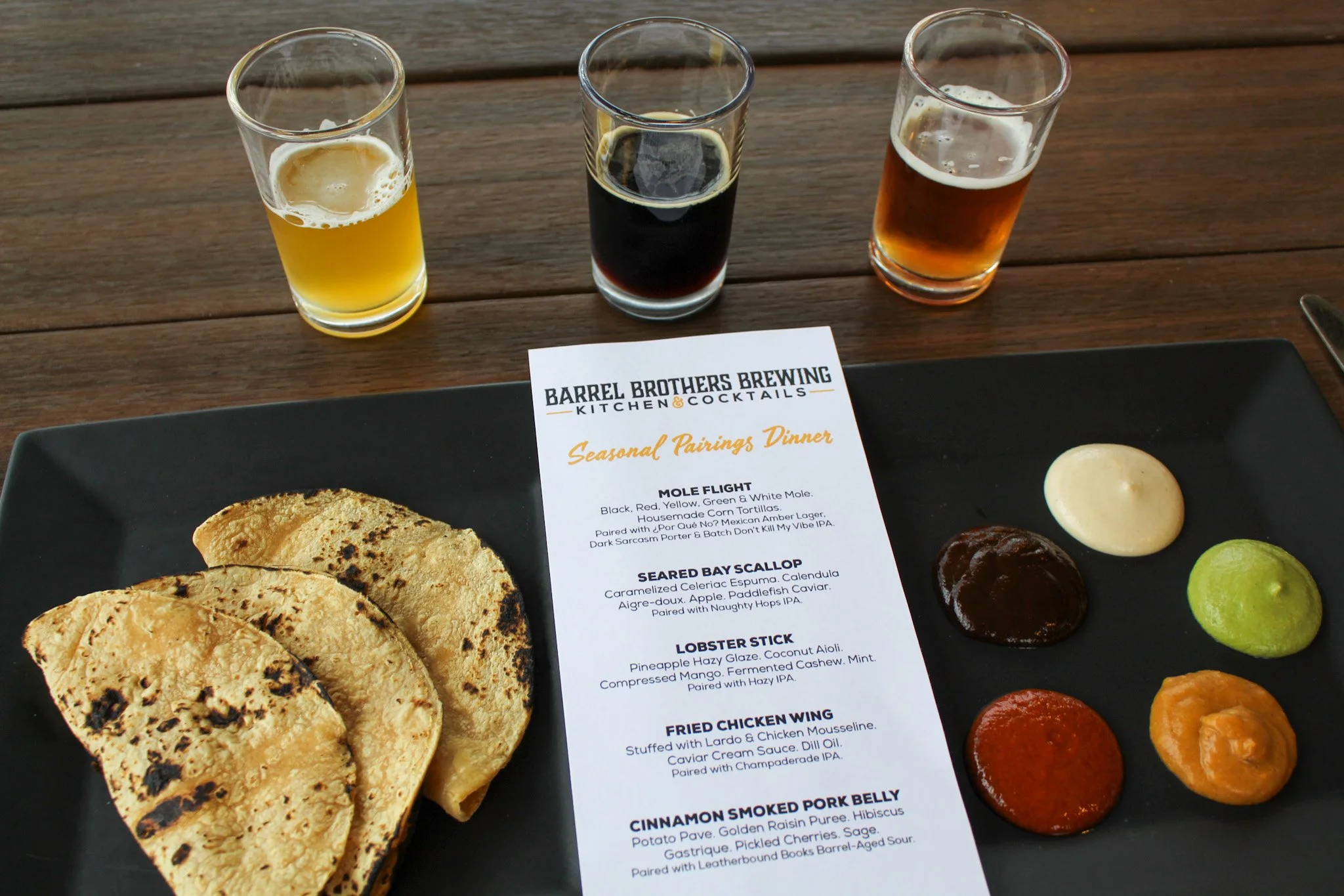 Seasonal Pairings Gallery — Barrel Brothers Brewing Company