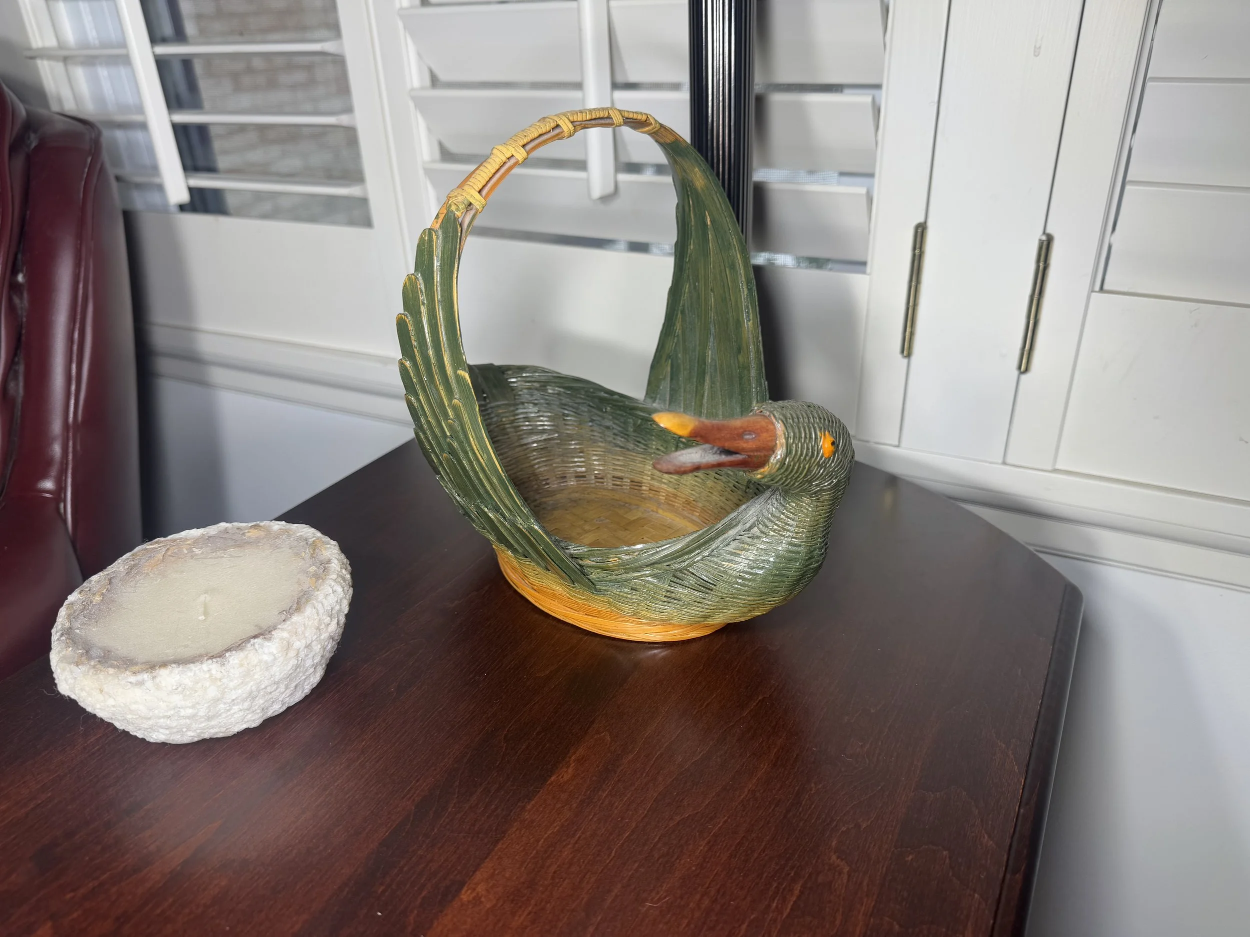 wicker duck basket 