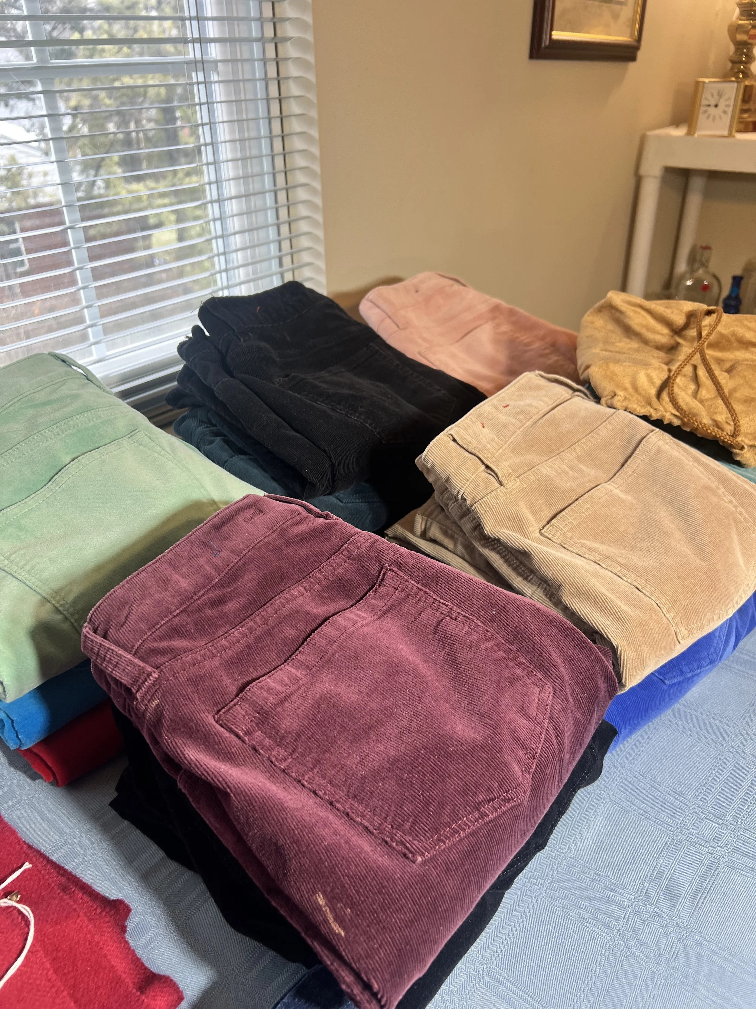 Various women's vintage pants 