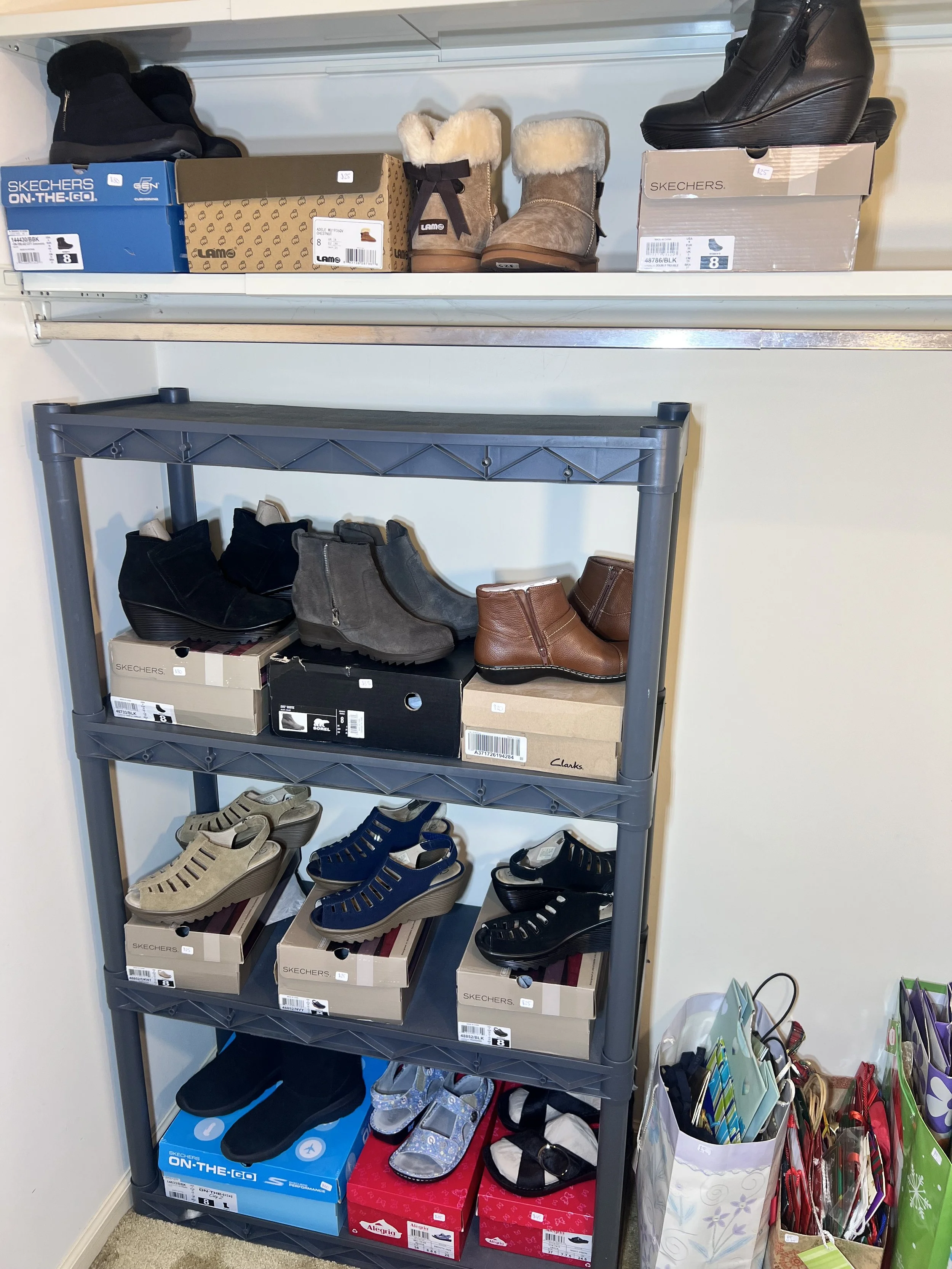 Footwear: Heels, booties - women’s sizes 7.5-8