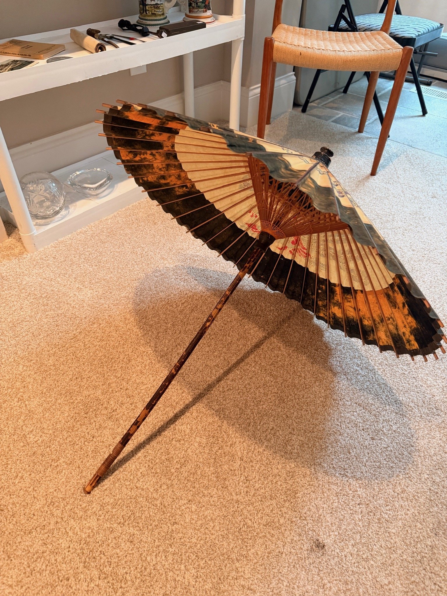 1950's Japanese paper umbrella