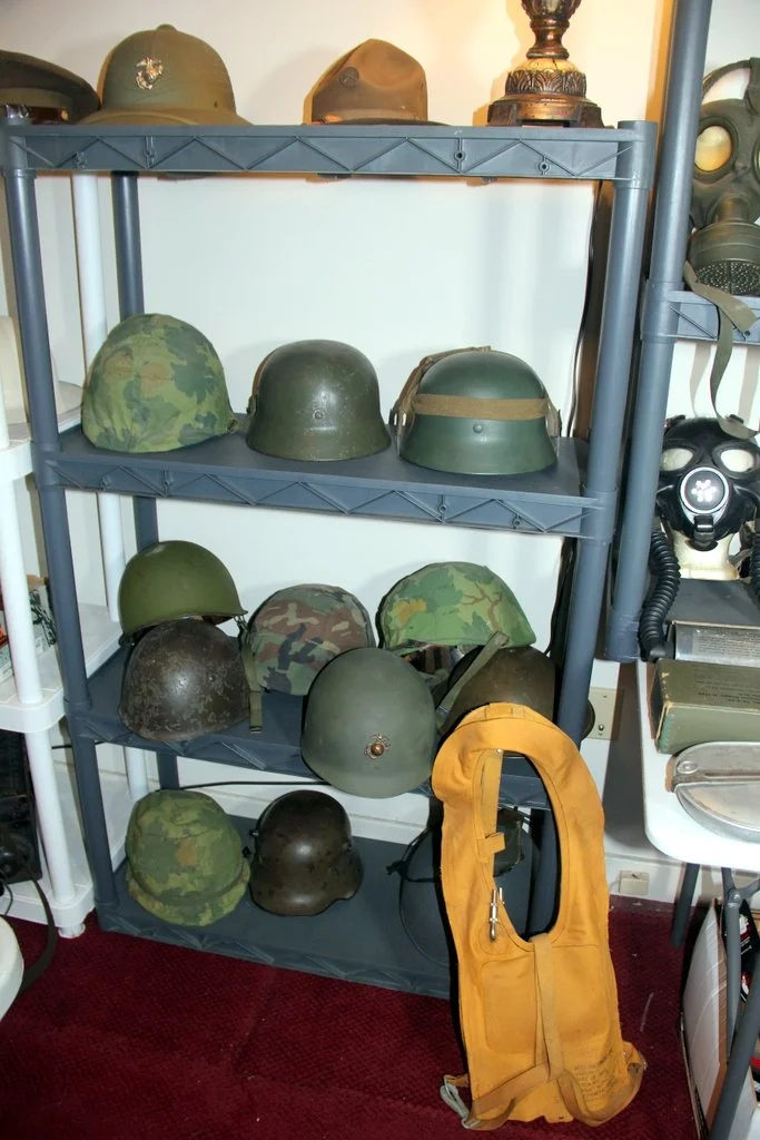 Assorted WWII Helmets
