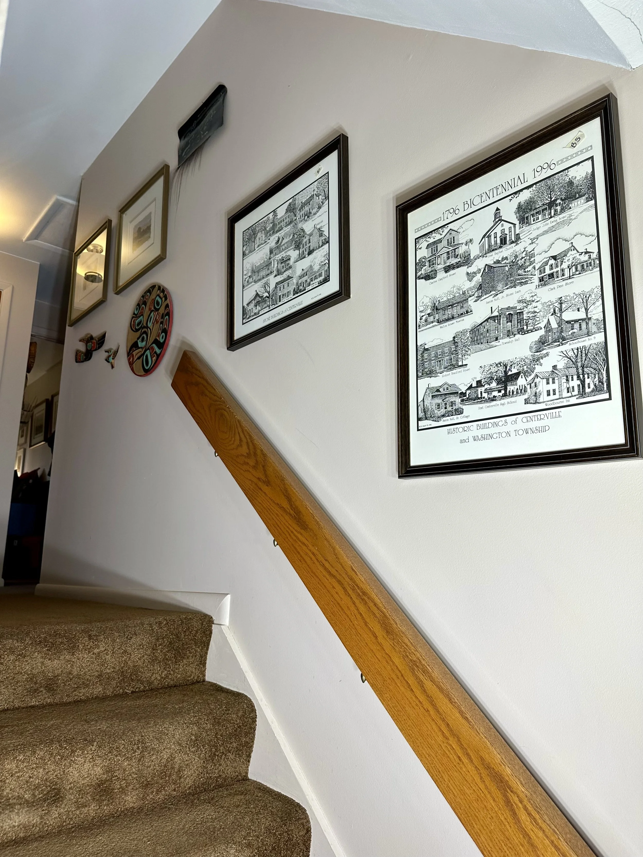 framed prints of historic Centerville and Kettering