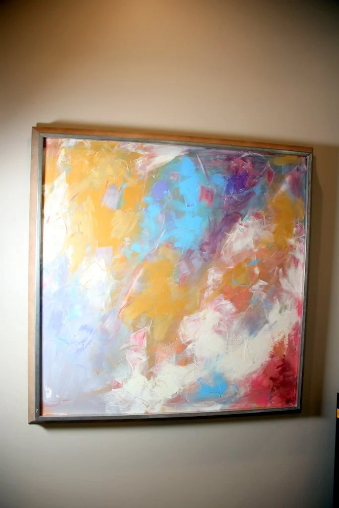 Abstract Oil on Canvas