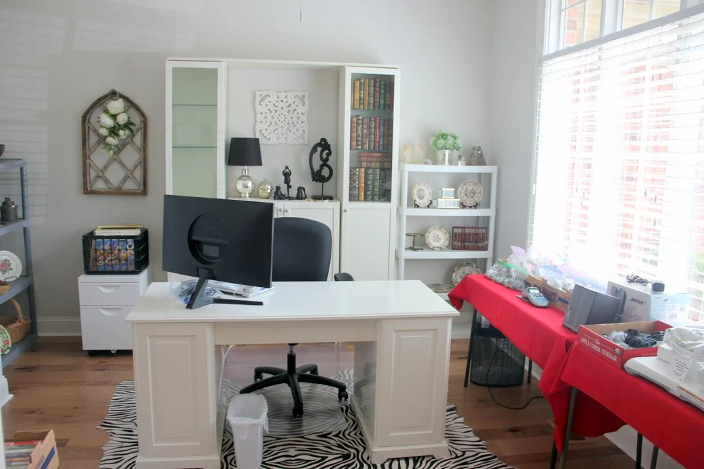 Desk, Curio / Bookcase