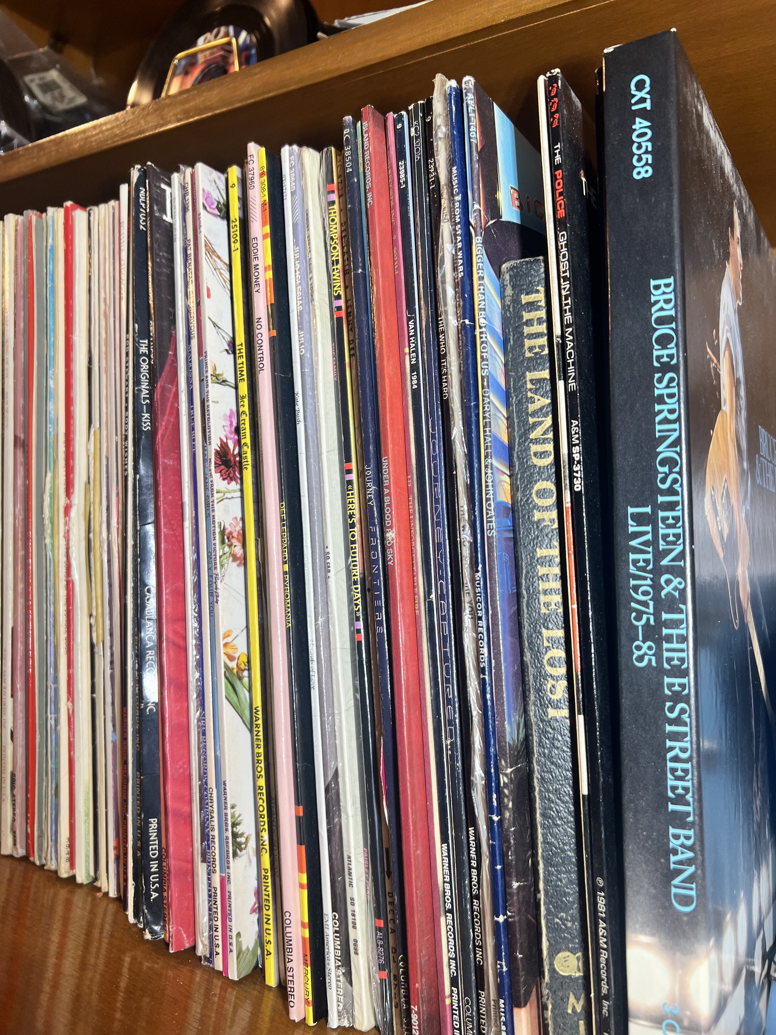 Massive Vinyl Collection: Bruce Springsteen & The E Street Band Live/1975-85 box set, The Police, Van Halen, Journey, Kiss, and more