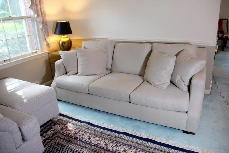 Very Nice Sam Moore Sofa with Down Pillows