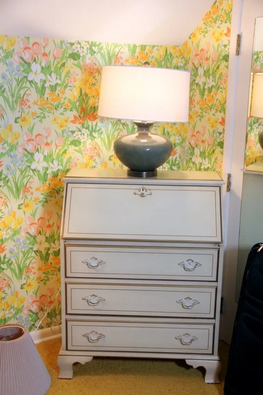 French Provencal Drop Front Desk