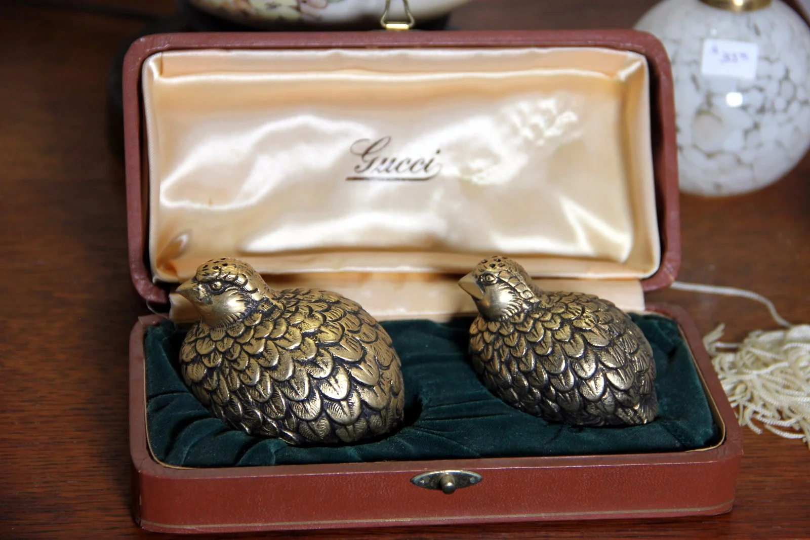 Gucci Quail Salt & Pepper Shakers