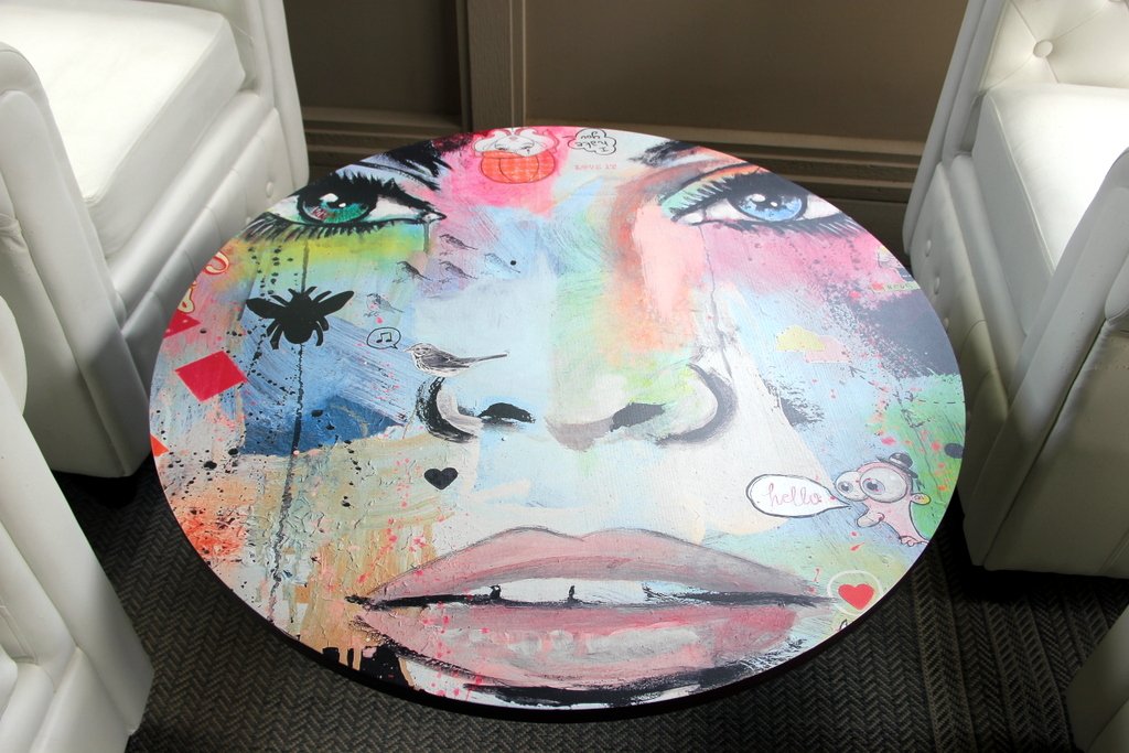 Funky Comic Style Cocktail Table
