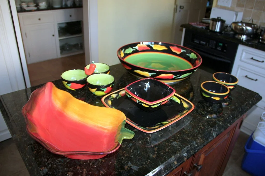  7 pcs. Clay Art Peppers