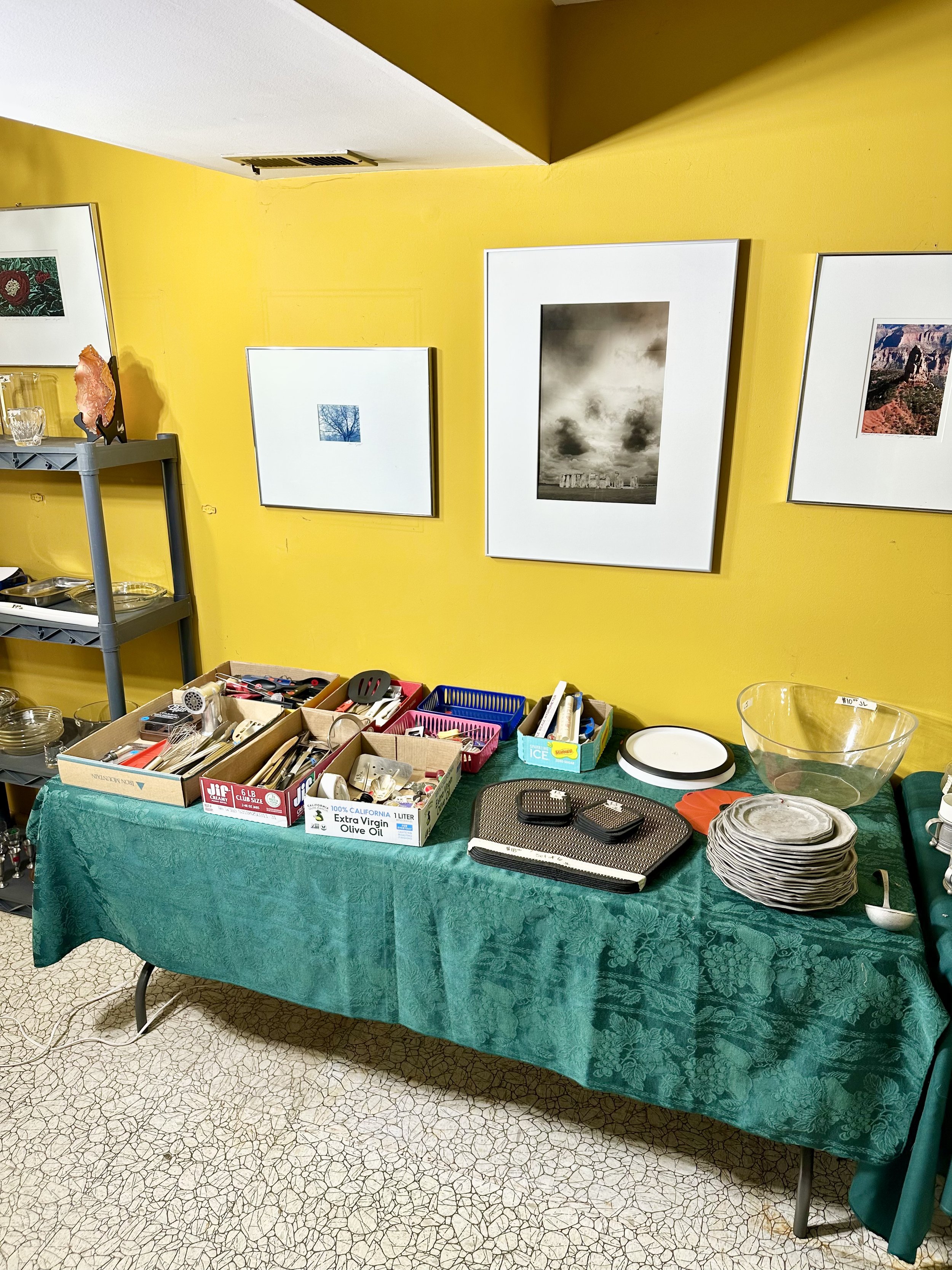 kitchen utensils and dishes