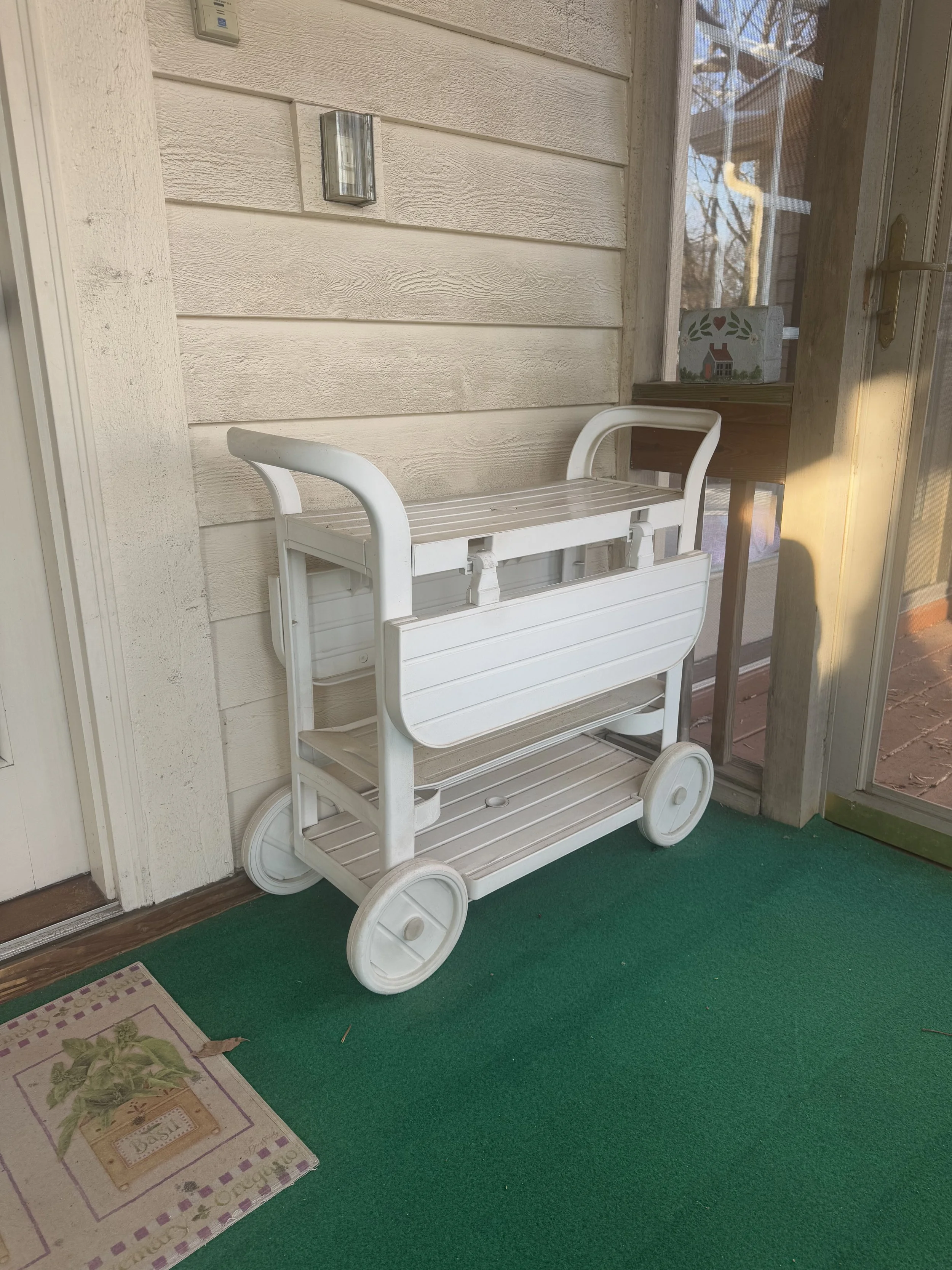 rolling bar cart