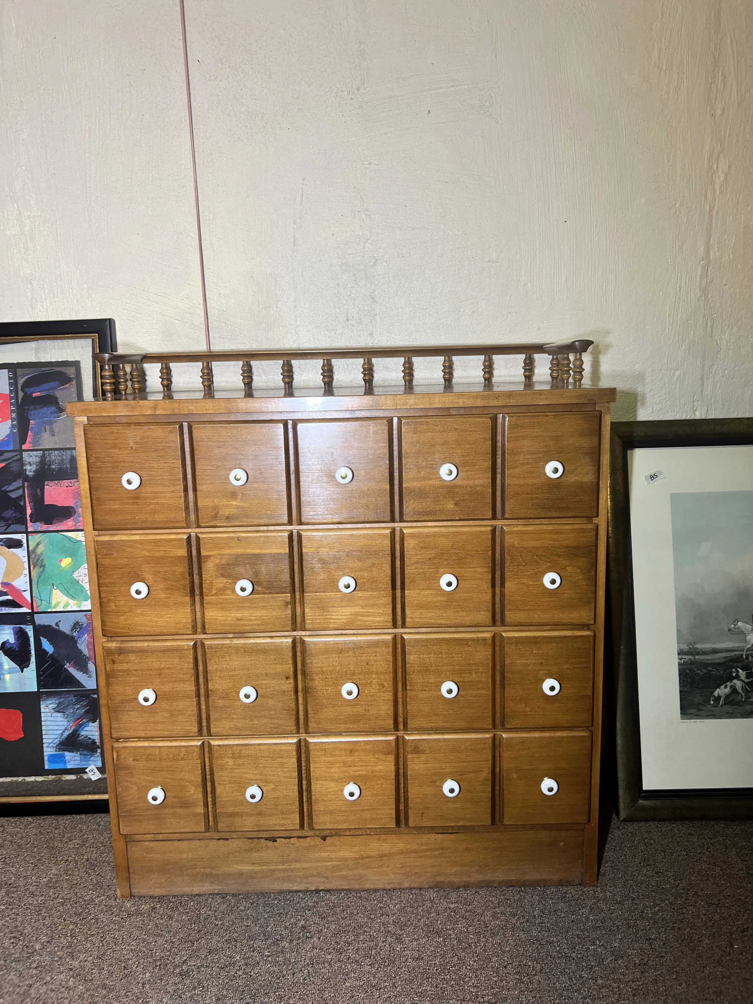 Stately O'Hearn apothecary-style chest in solid sugar maple