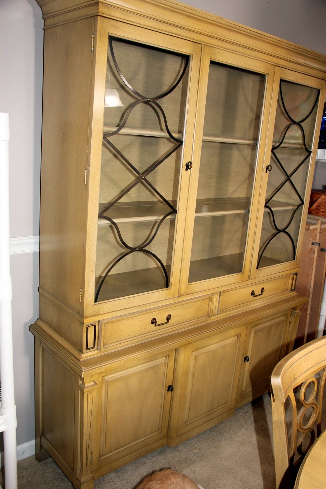 Custom Made Dining Set by Anthony Furniture, Boston, Mass. China Cabinet
