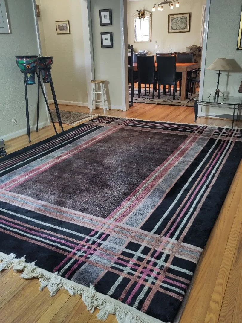 Large living room area rug
