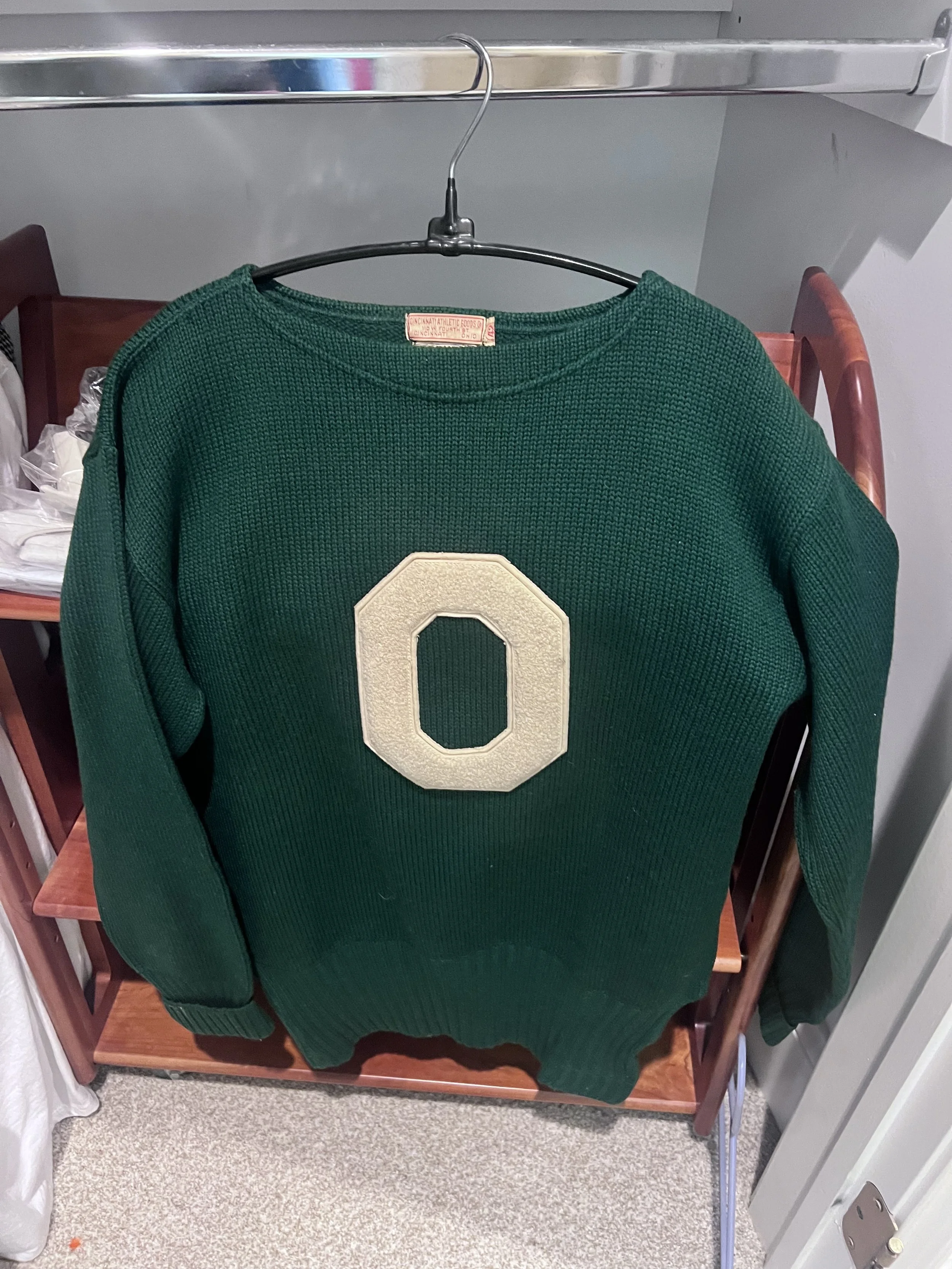 Vintage Mid-Century OU College Sweater