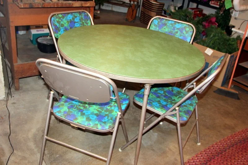 Very Nice MCM Chairs & Card Table