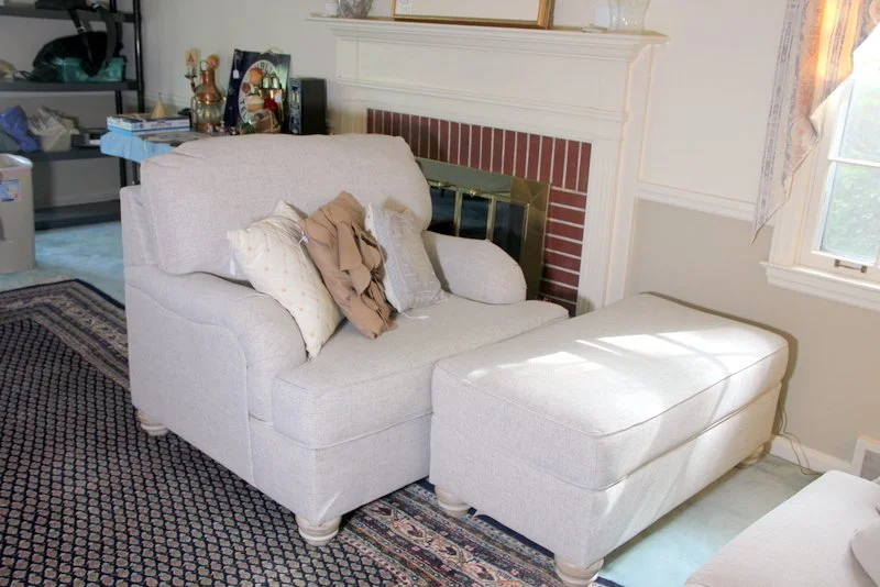 Oversized Chair & Ottoman