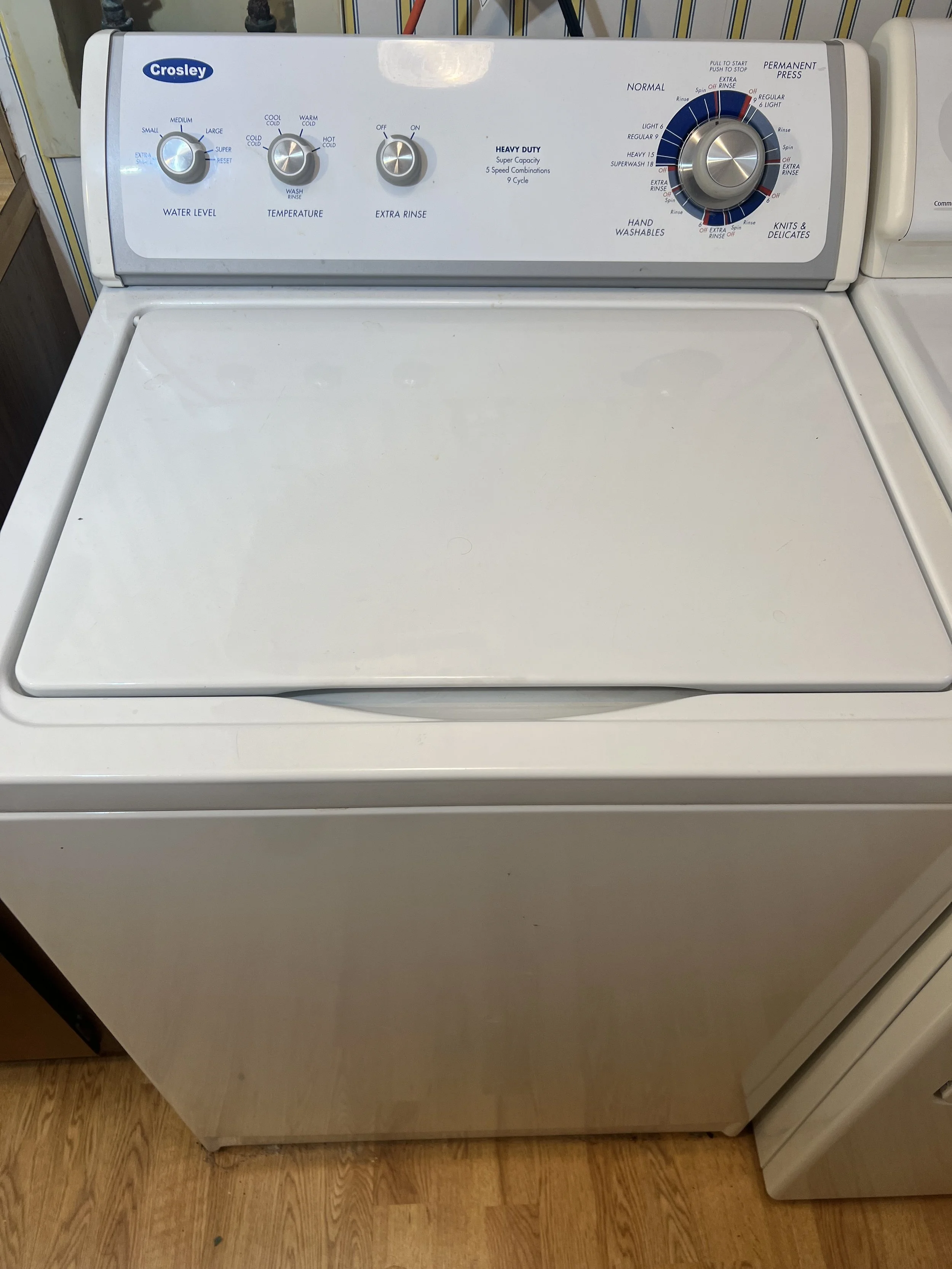 Appliances: Crosley heavy duty washer 