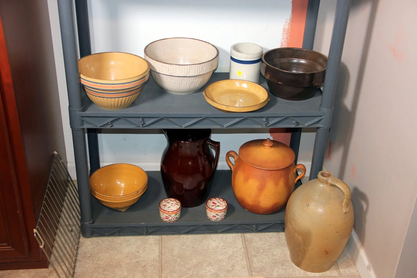 Stoneware Bowls, Stoneware Jug