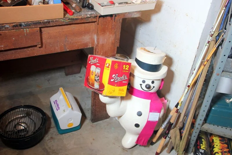 Stroh’s Advertising Snowman