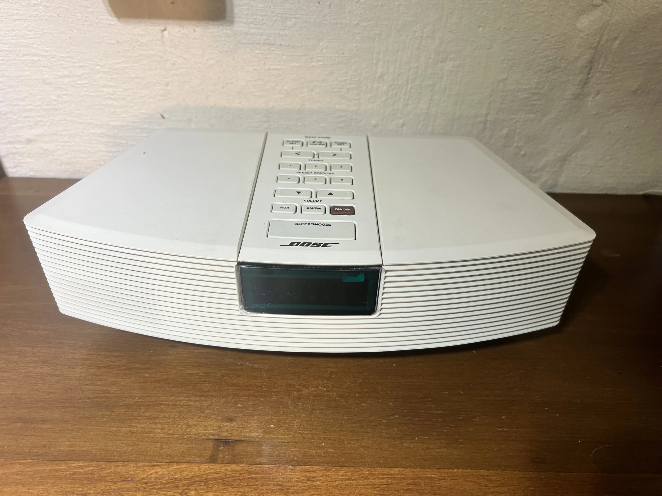High-performance Bose Wave Radio in a clean white finish