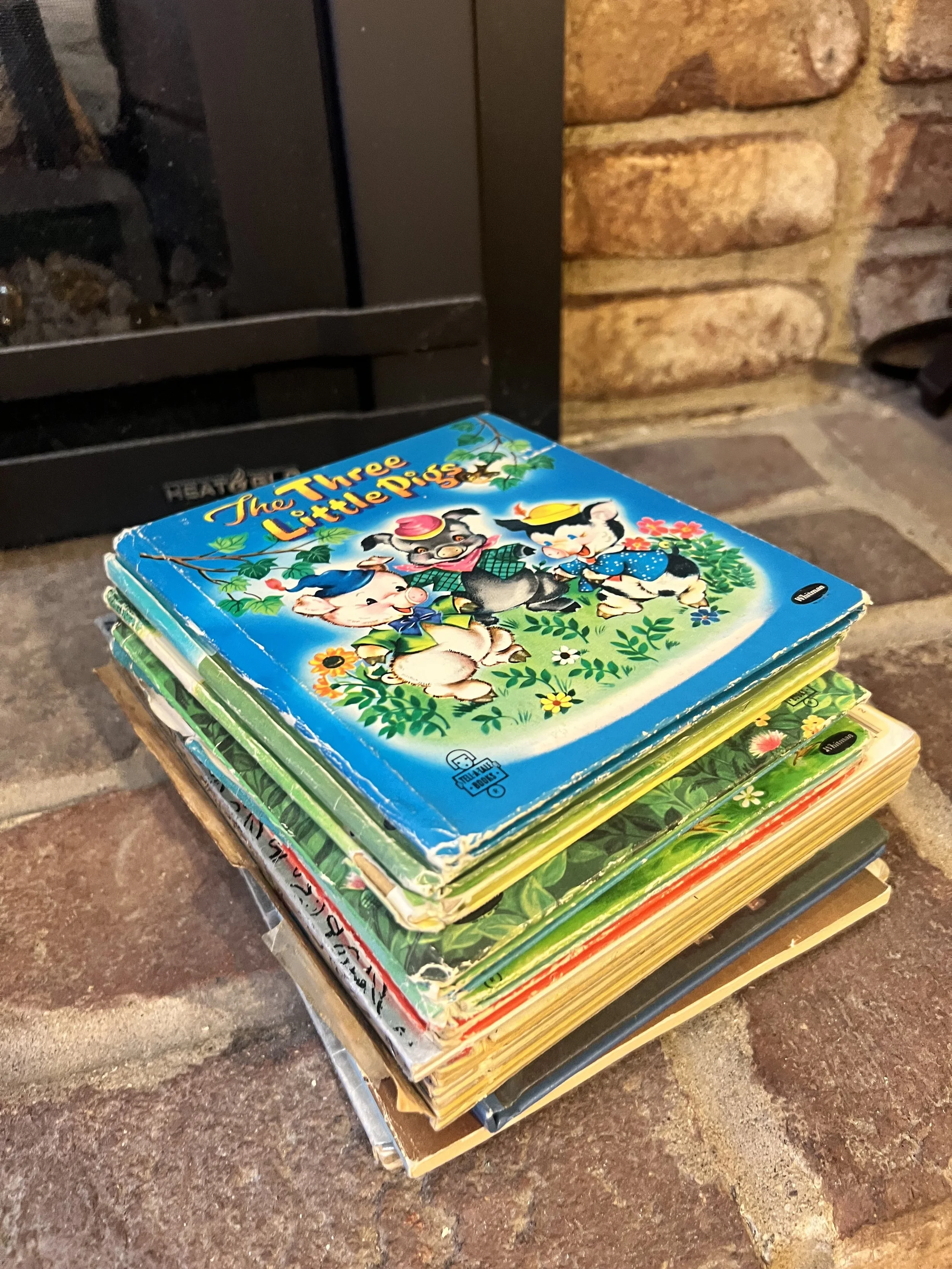 Vintage Children's Library – A charming collection of mid-century children’s books featuring beloved titles from Mother Goose, Sesame Street, Nancy Drew, and the Wizard of Oz series