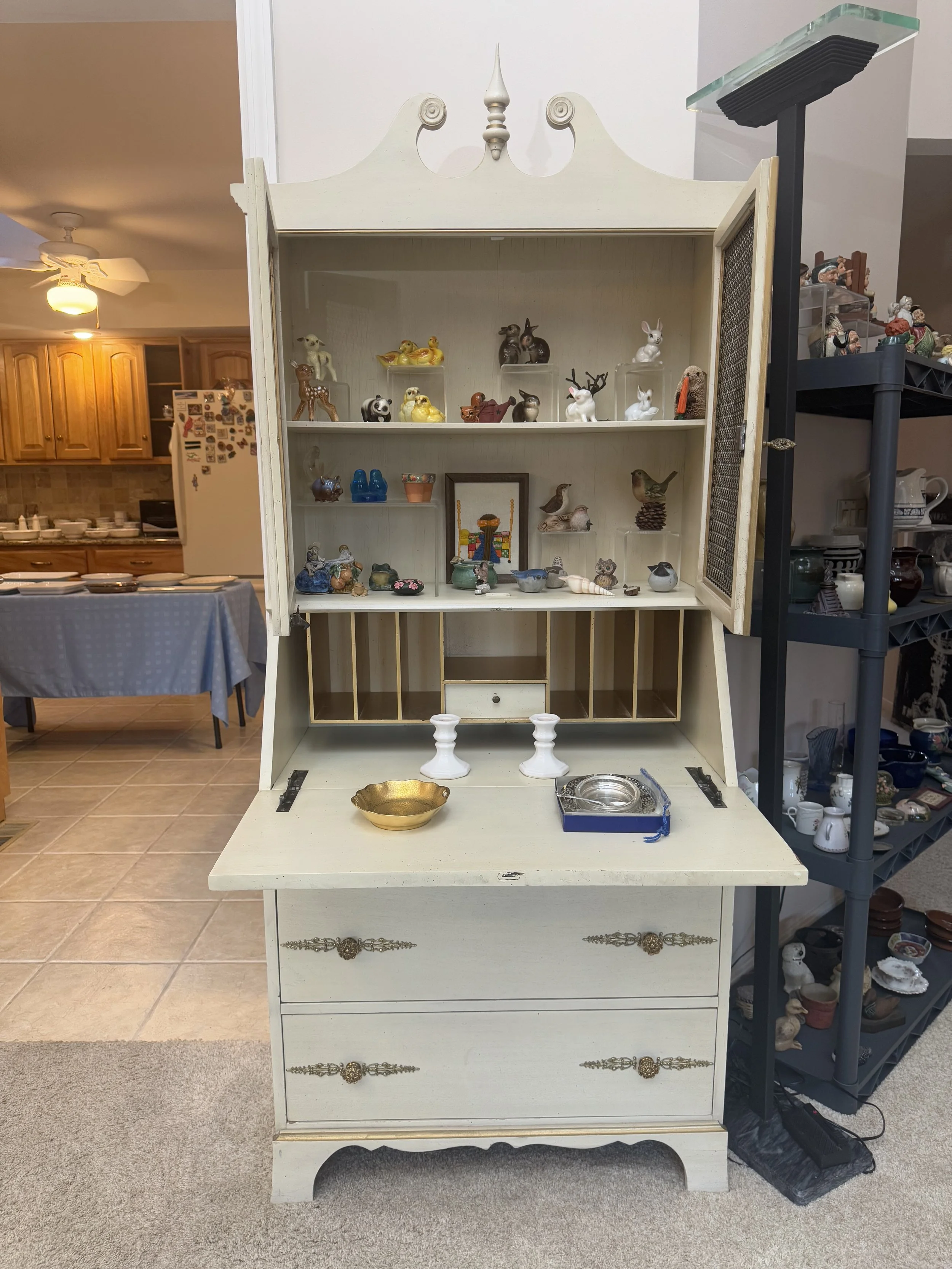 French provincial style secretary cabinet
